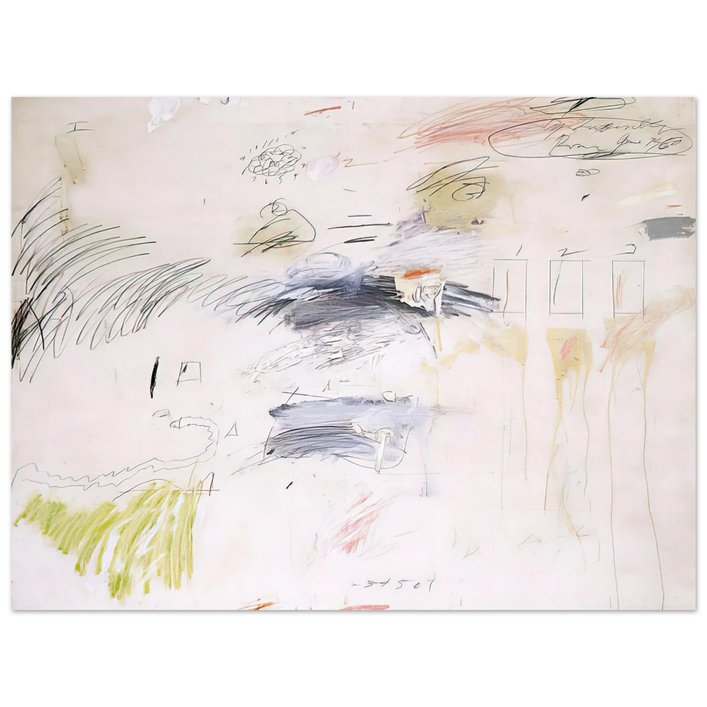 Cy Twombly - Untitled, Rome Fine Art Poster - Default Title