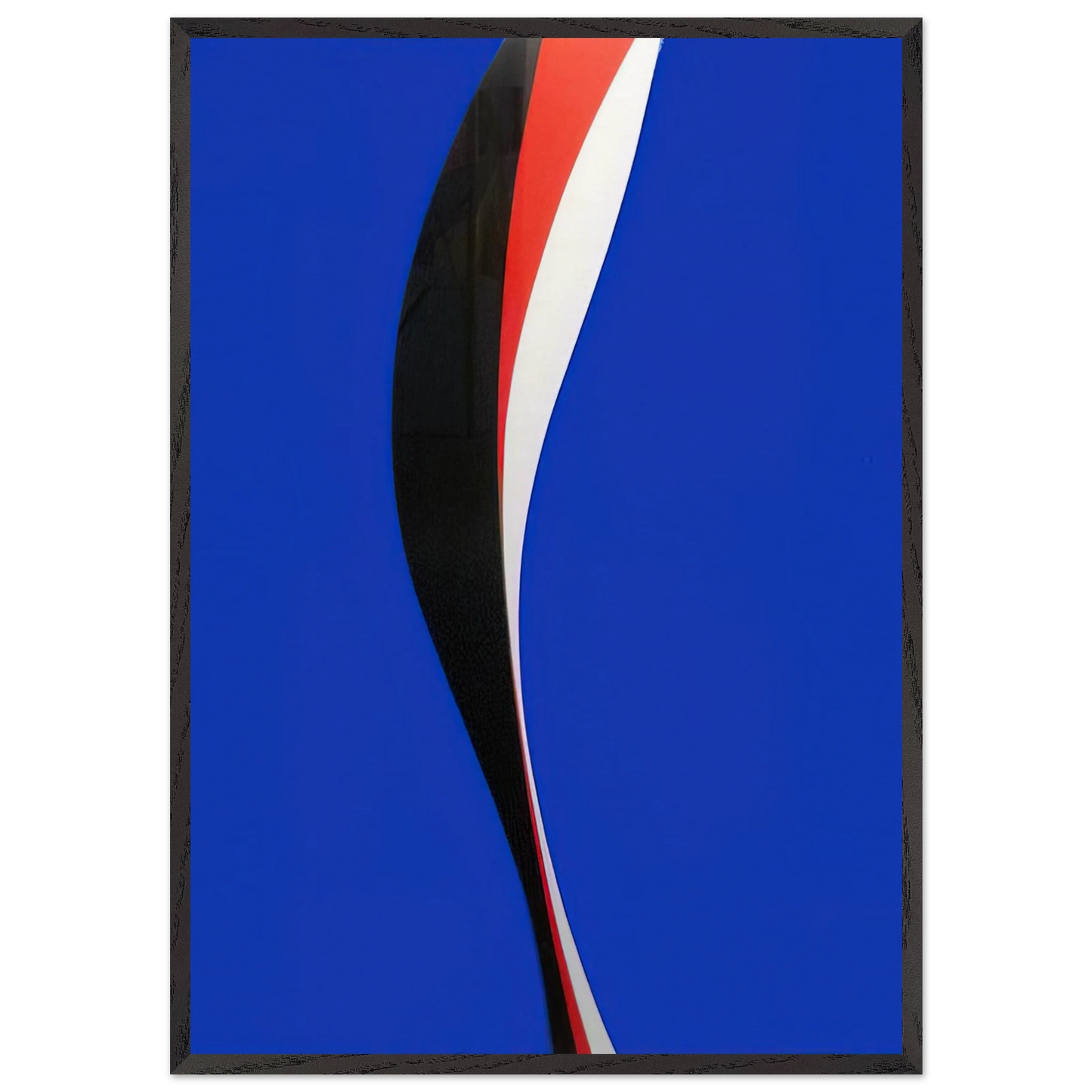 Untitled - Hard Edge Painting - Lorser Feitelson Framed Art Print – Black Wooden Frame - Default Title - -Framed Art Print