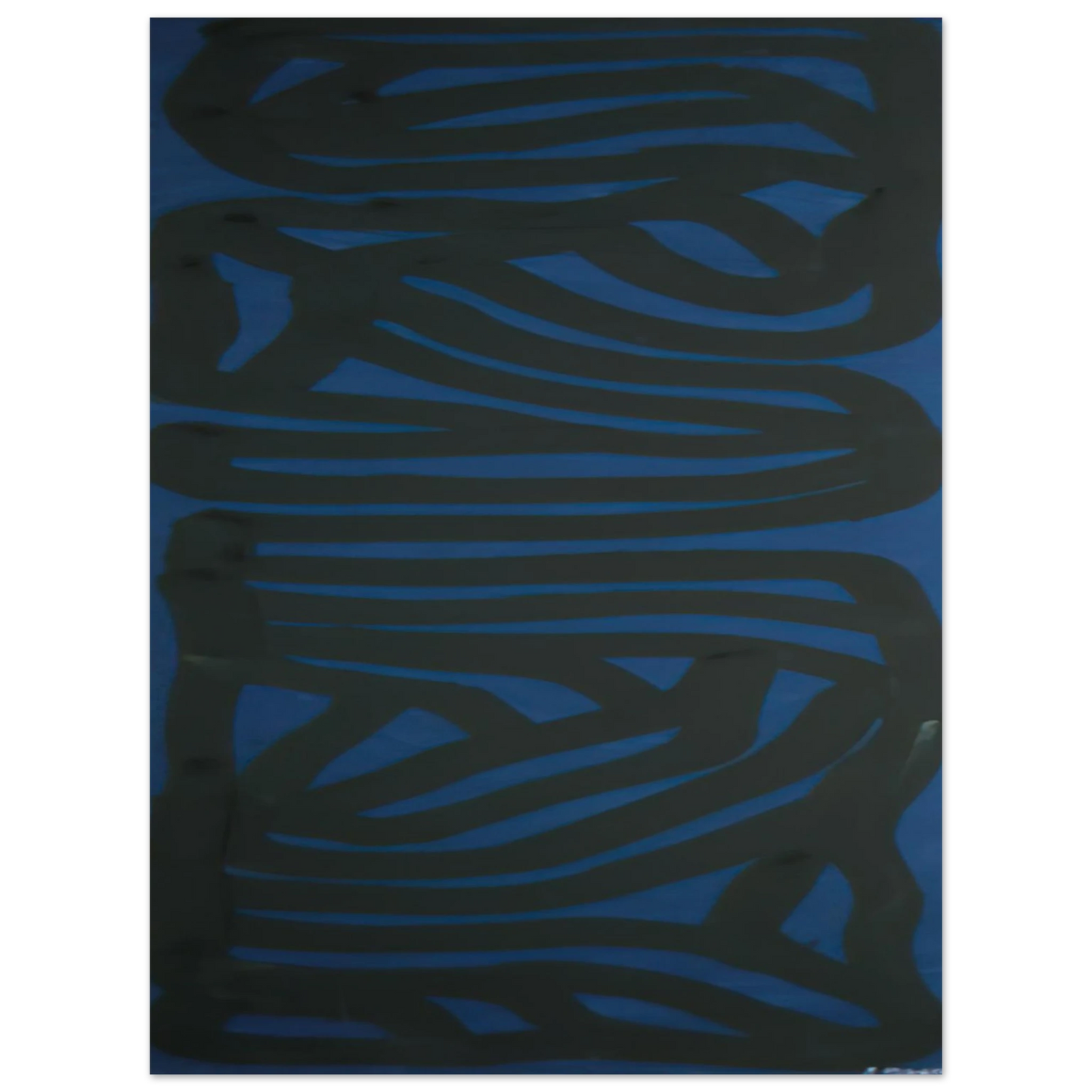 Sol LeWitt - Blue Vertical Fine Art Poster - Default Title