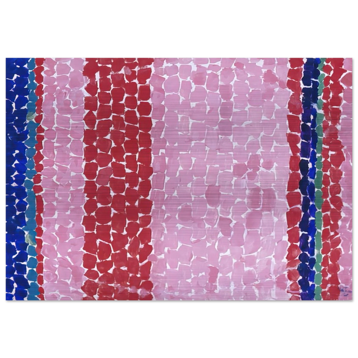 A GLIMPSE OF MARS 1969 - Alma Woodsey Thomas Brushed Aluminum Print - 70x100 cm / 28x40 inches | Alma Woodsey Thomas Aluminum Print | Alma Woodsey Thomas Prints