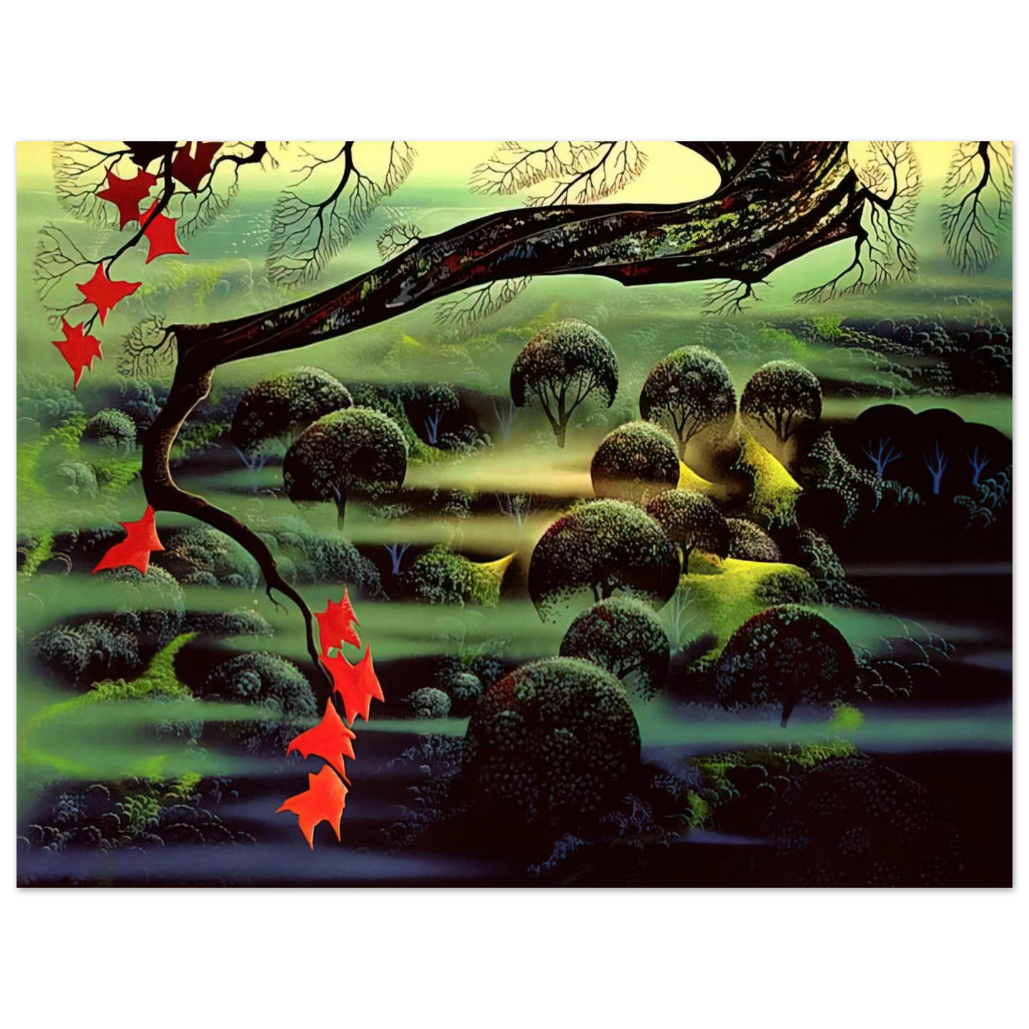 Eyvind Earle - Valley of Mystery Fine Art Poster - Default Title