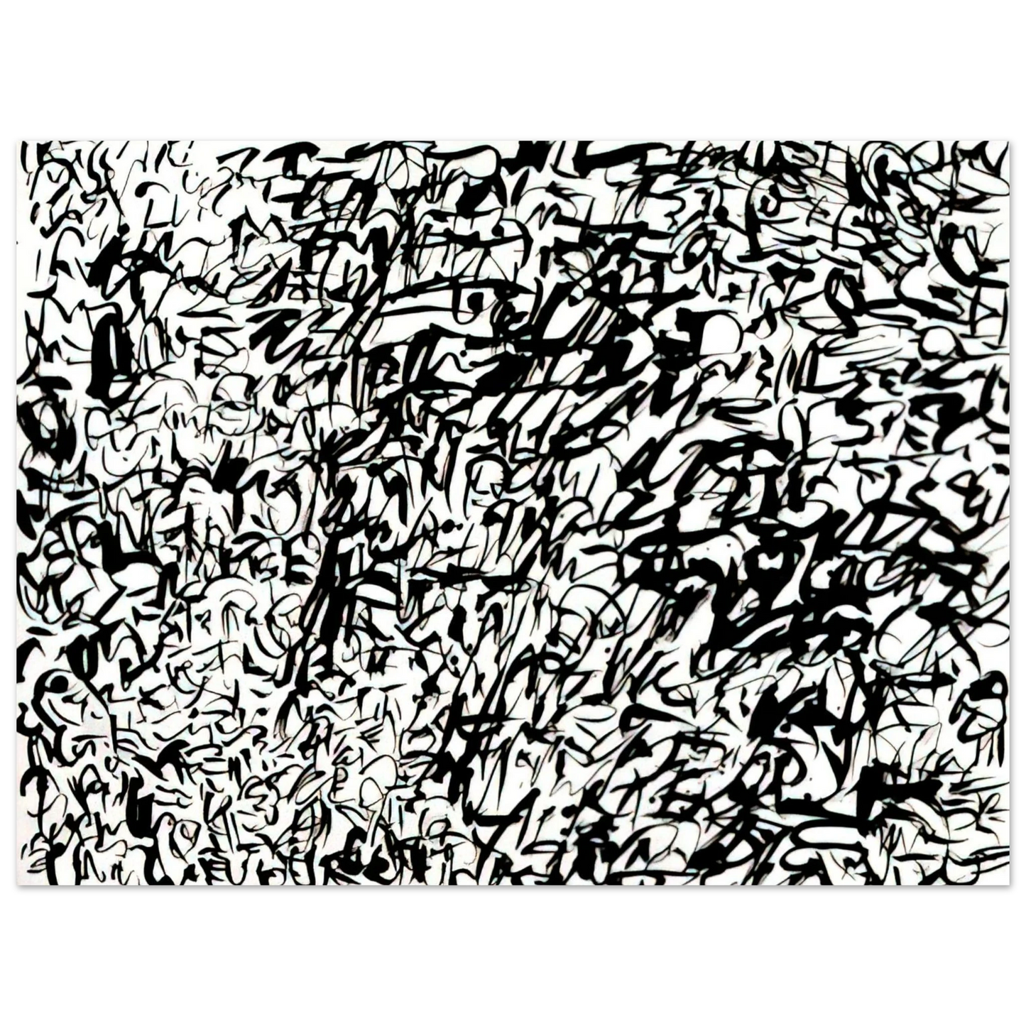 Keith Haring - UNTITLED 1978 2 Fine Art Poster - Default Title