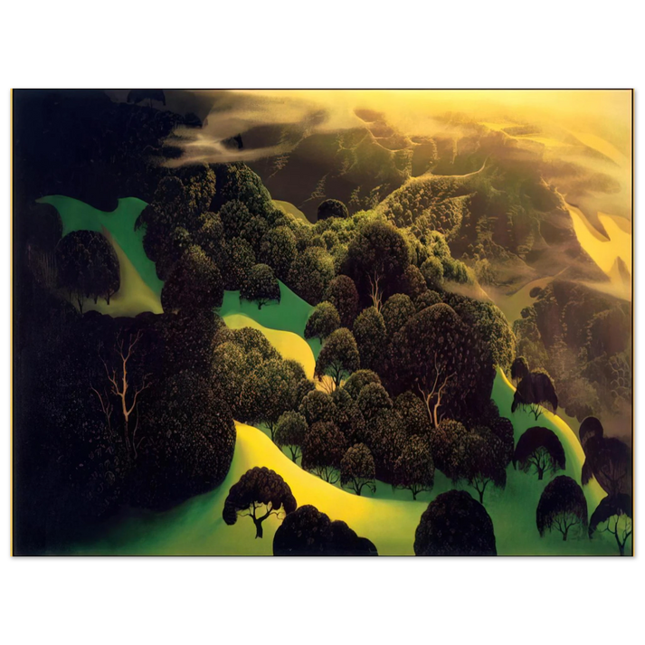 Eyvind Earle - Deep Wilderness 75x100 cm / 30x40inches Fine Art Poster