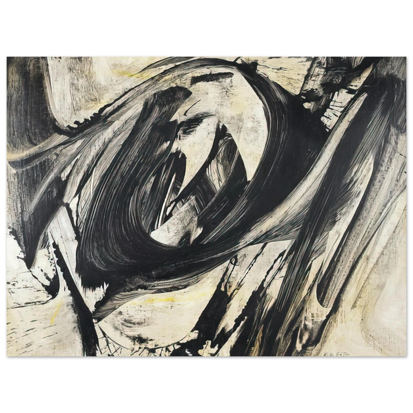 Karl Otto Gotz - Karant 5.7.1957 Fine Art Poster - Default Title