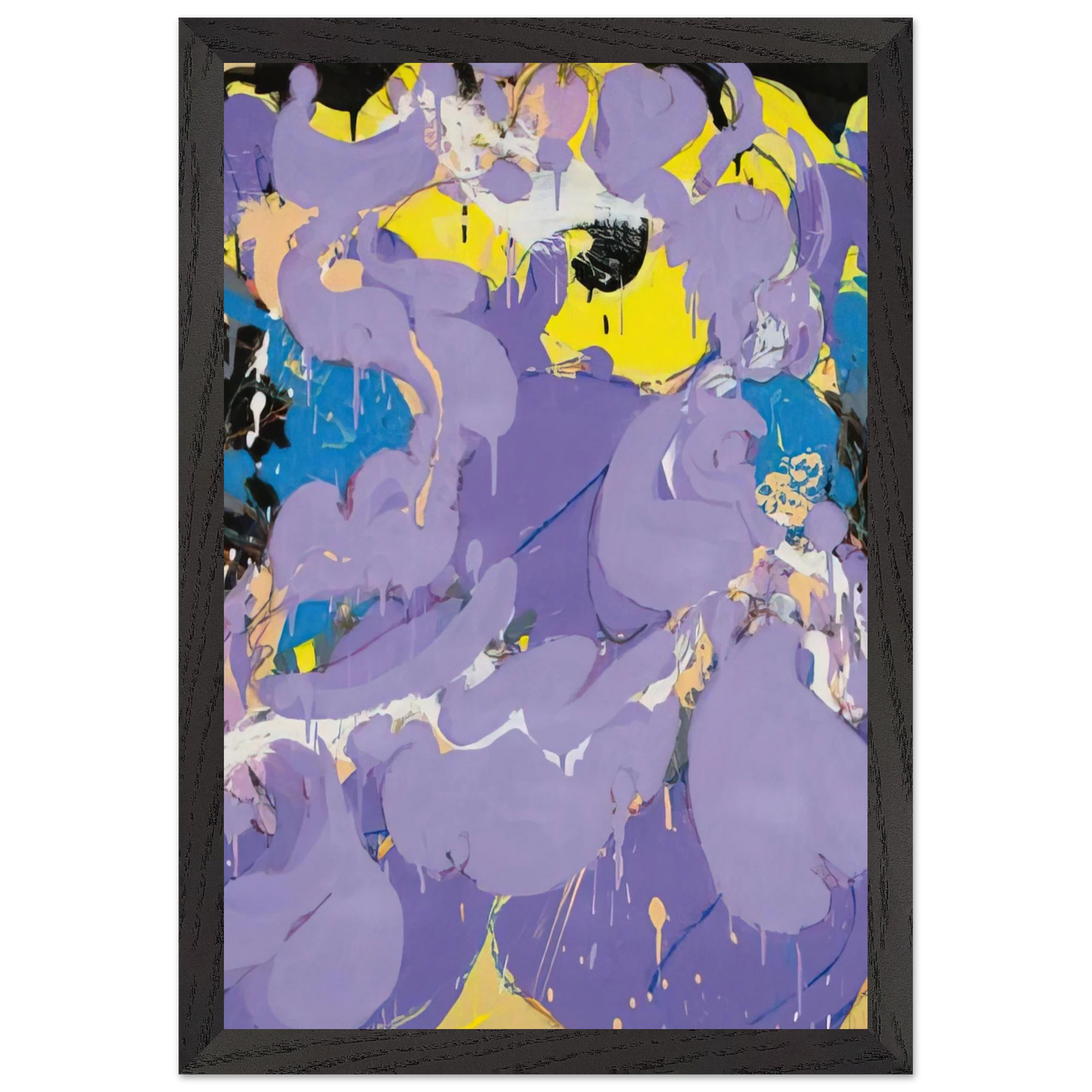 Helen Frankenthaler - Untitled - 1978 Wall art - 50x70 cm / 20x28 inches - Premium Wooden Framed Poster With Fine Art Paper - Wood frame