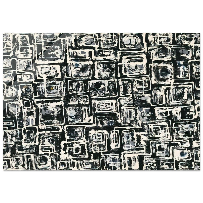 White Squares - Lee Krasner Acrylic Print - 70x100 cm / 28x40″ inches