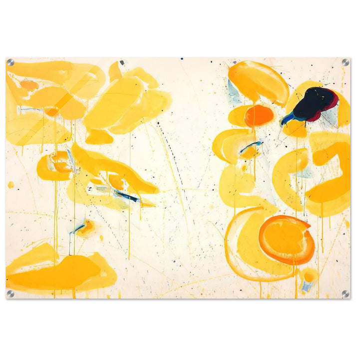 Untitled Yellow - Sam Francis Acrylic Print - 70x100 cm / 28x40″ inches