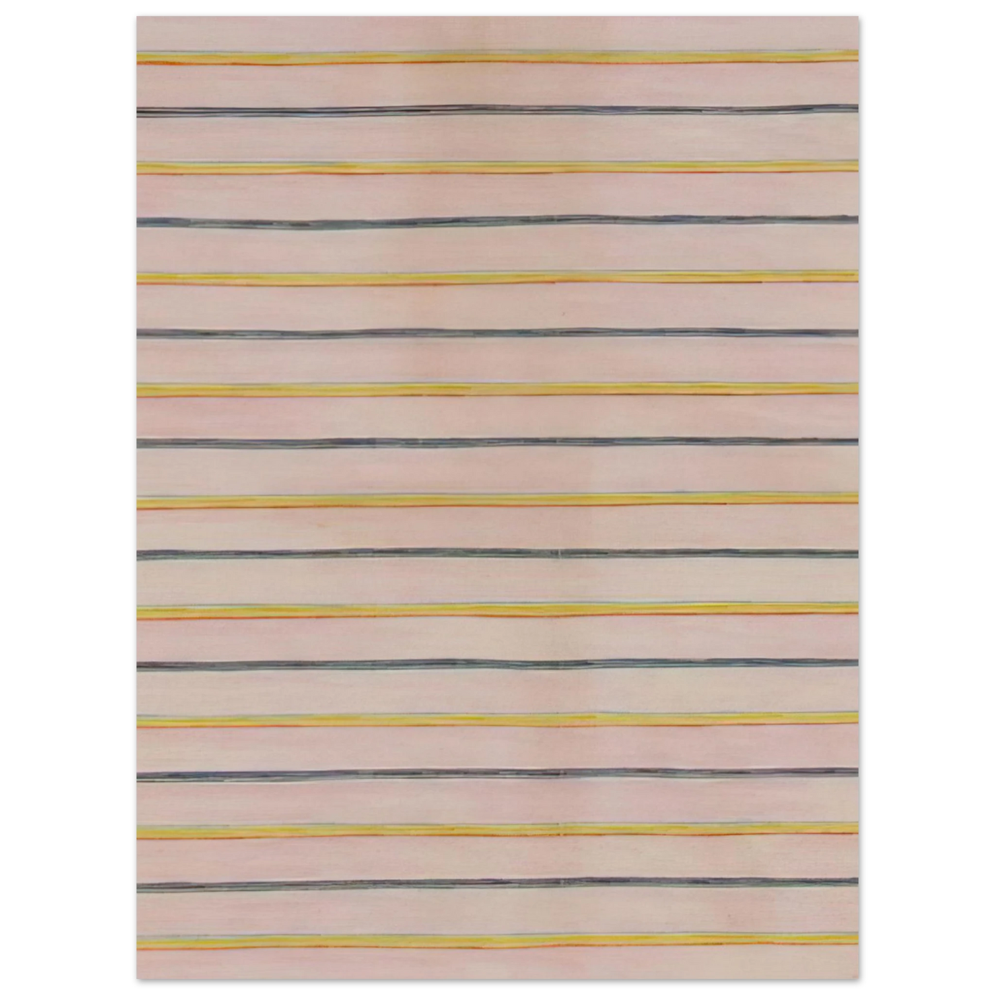 Gene Davis - Pin Stripes - 1960 Fine Art Poster - Default Title