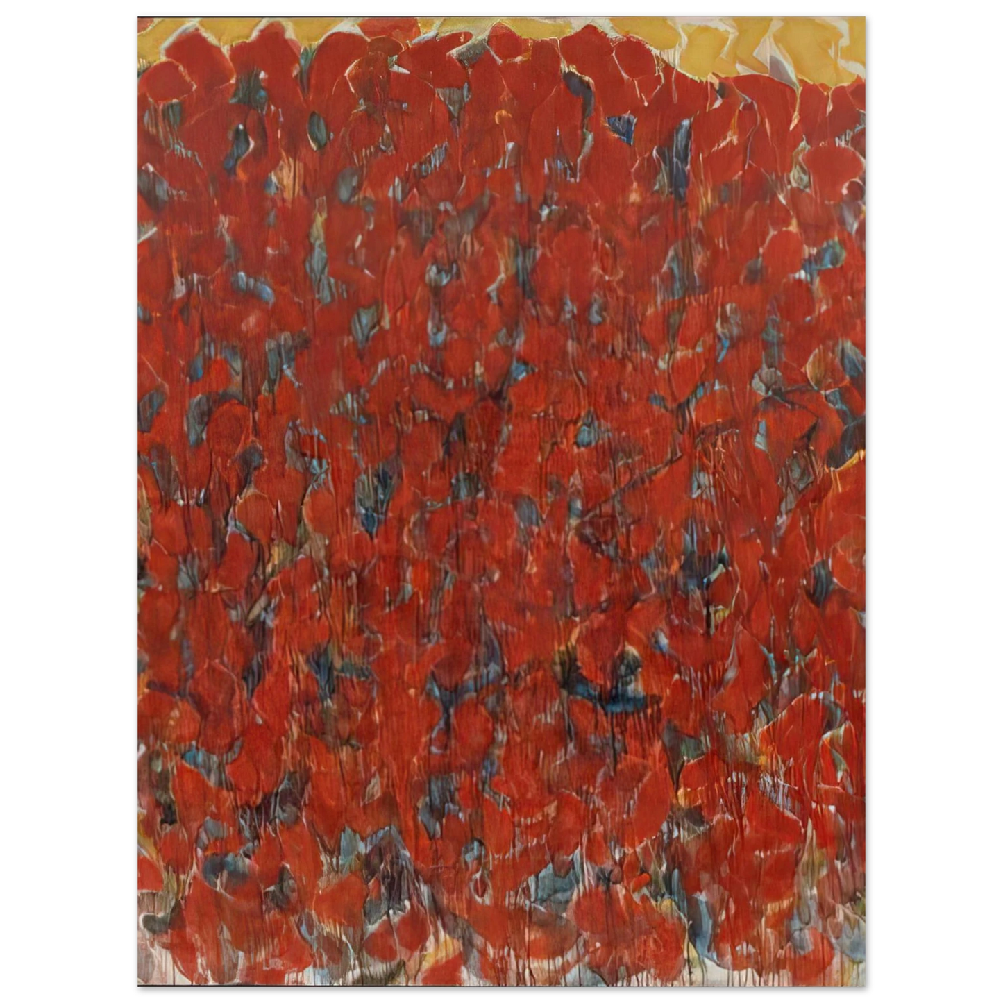 Sam Francis - Big Red Fine Art Poster - Default Title