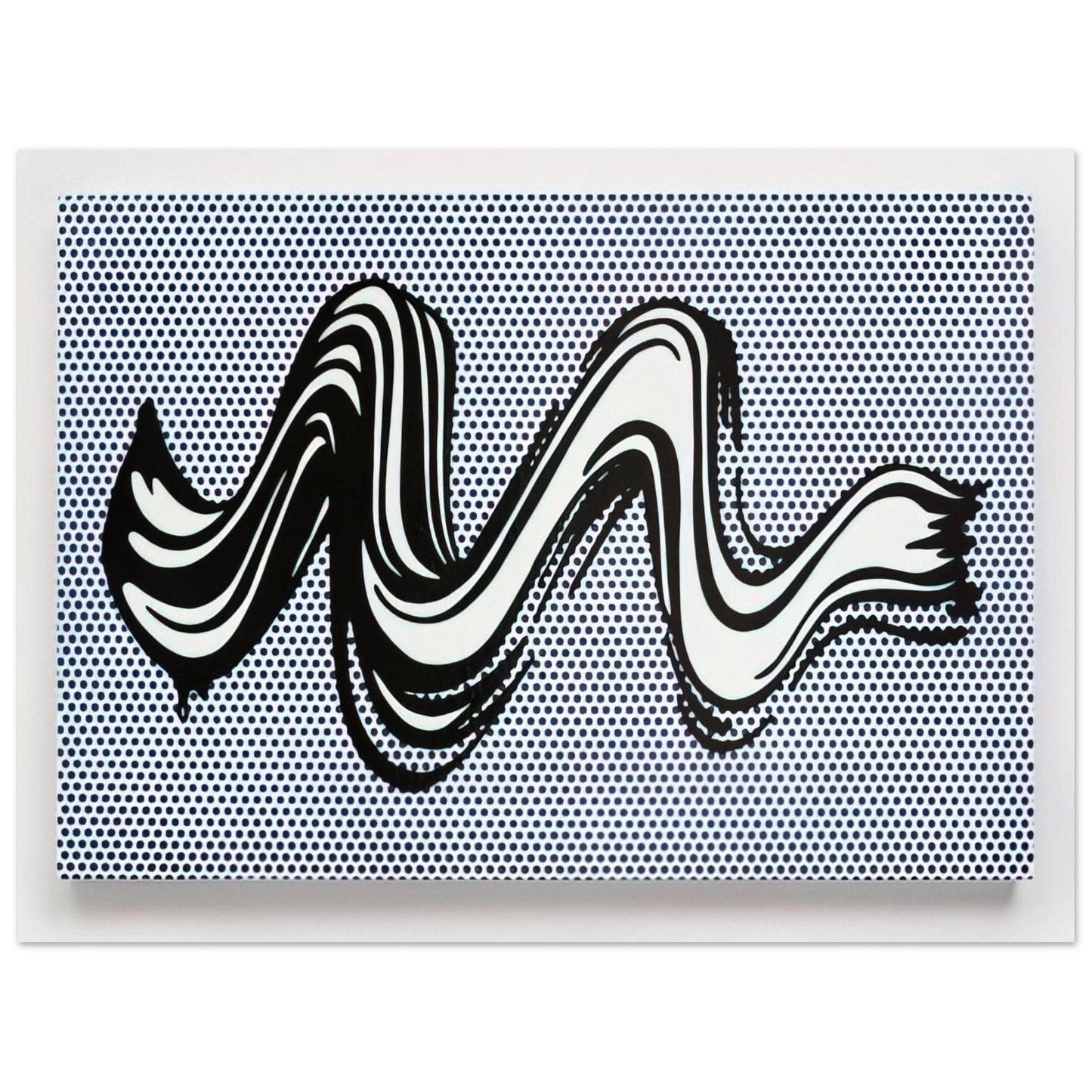Roy Lichtenstein - BRUSHSTROKE 1965 Fine Art Poster - Default Title