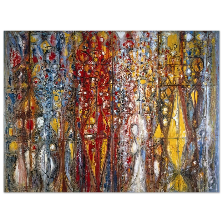 Richard Pousette-Dart - Blood Wedding 75x100 cm / 30x40inches Fine Art Poster