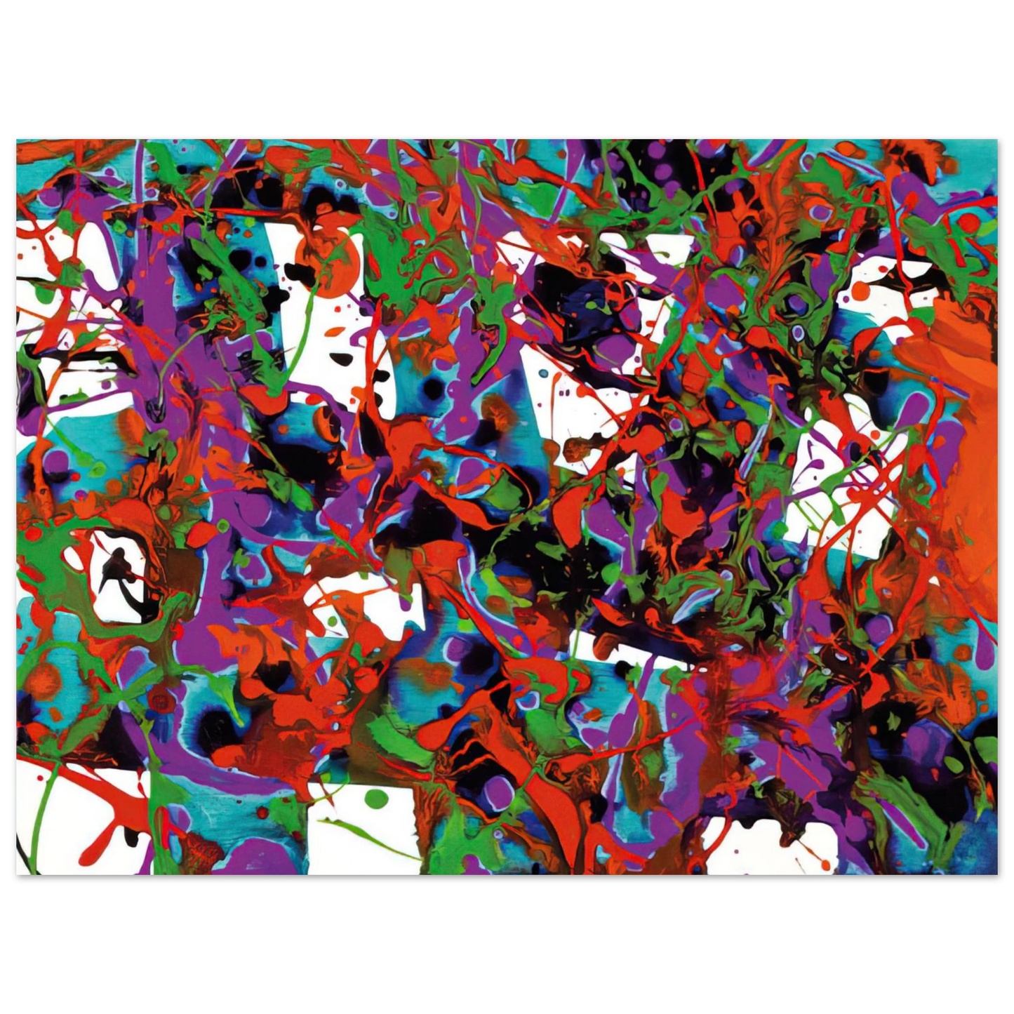 Sam Francis - Untitled SFP94-23 SF94-036 Fine Art Poster - Default Title