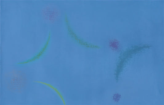 27 3501.02: Decoding the Enigmatic Artwork and Its Place in Contemporary Print Collections - Energien im Blau - 1949 by Max Bill