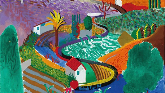 A Curated Guide to David Hockney at Christmas: Winter Landscapes and Digital Mastery - David Hockney by David Hockney