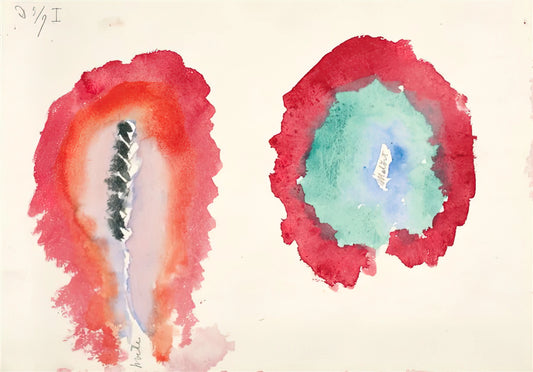 A Visionary Awakened: Exploring Hilma af Klint Paintings for Sale and Their Enduring Legacy - WHEAT AND WORMWOOD 1922 by Hilma af Klint