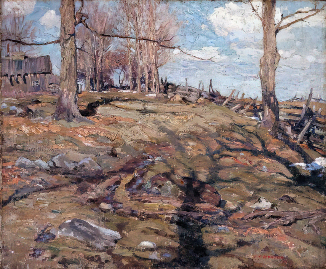 A.Y. Jackson Paintings for Sale: A Collector's Guide to the Group of Seven Master - The Edge of the Maple Wood - 1910 by A.Y. Jackson