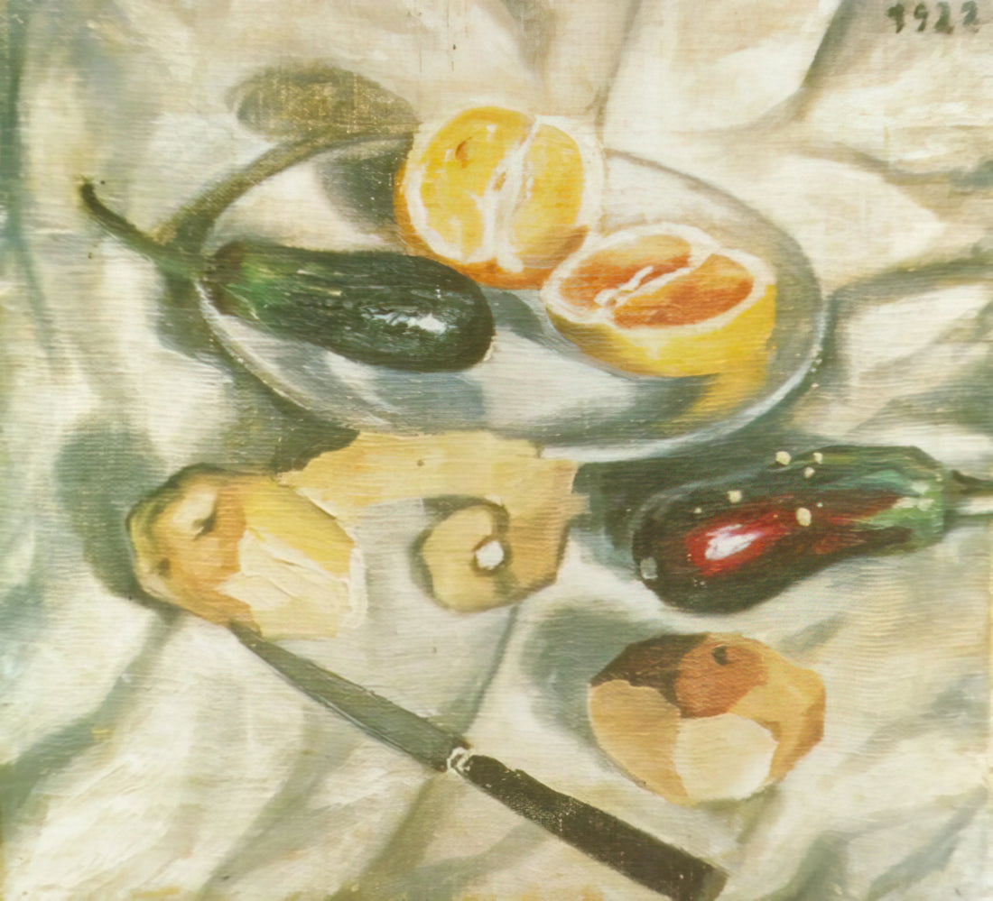 Abraham Lincoln Salvador Dali: The Surrealist Portrait That Defies Reality - STILL LIFE WITH AUBERGINES by Salvador Dali