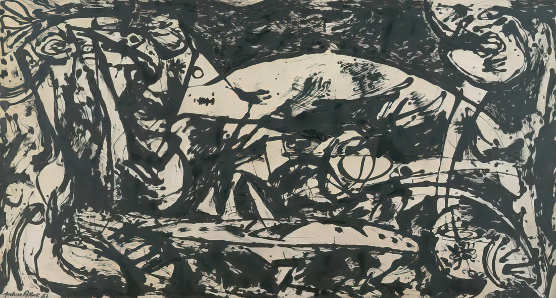 Abstract Art Pollock: Decoding the Revolutionary Drip Paintings of Jackson Pollock - NUMBER 14 by Jackson Pollock