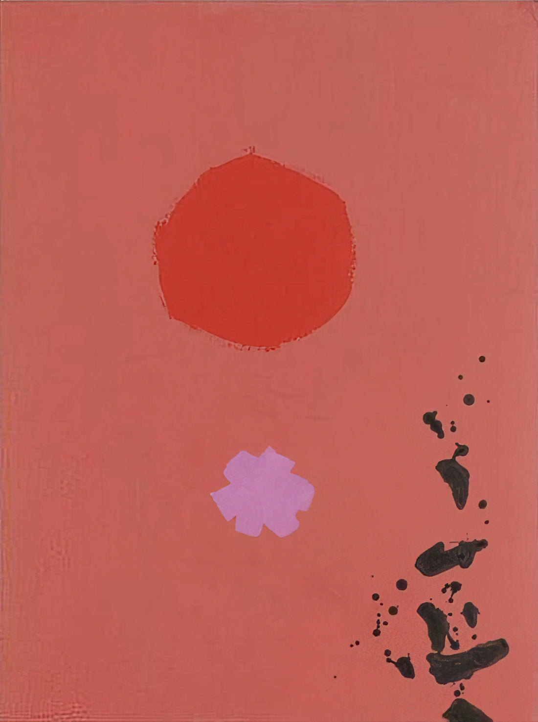 Adolph Gottlieb: The Abstract Expressionist Pioneer Who Redefined Modern Painting - Orange and Lavender No. 72 - 1970 by Adolph Gottlieb