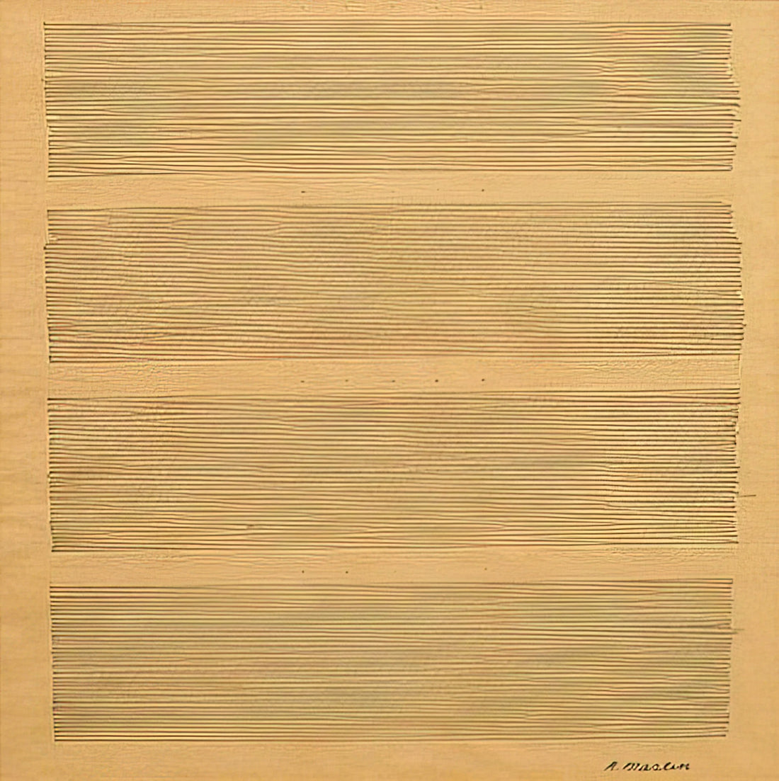 Agnes Martin Exhibition Poster: A Minimalist Icon of Serenity and Precision - Morning Star by Agnes Martin