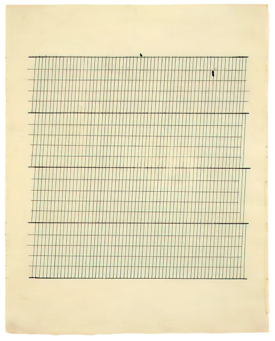 Agnes Martin Lithograph: The Silent Geometry of a Modern Master - Aspiration by Agnes Martin