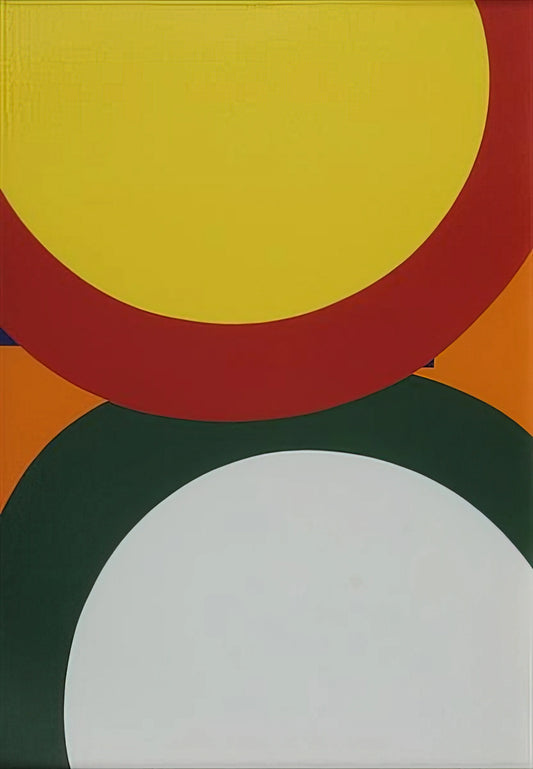 Al Held Painting: The Geometric Architect of Abstract Expressionism - Untitled by Al Held