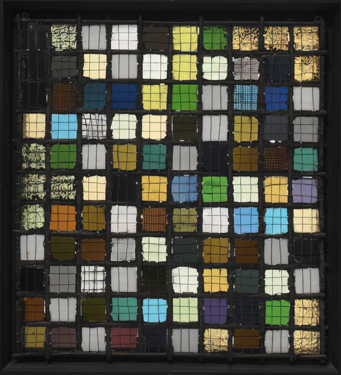 Albers Formulation Articulation: Decoding the Master's Color Theory and Geometric Precision - GRID MOUNTED 1921 by Josef Albers