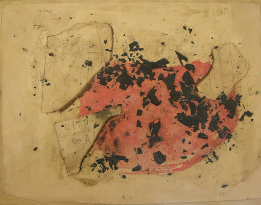 Alberto Burri Art: The Radical Materialism of Post-War Italian Abstraction - Combustione - 1957 by Alberto Burri