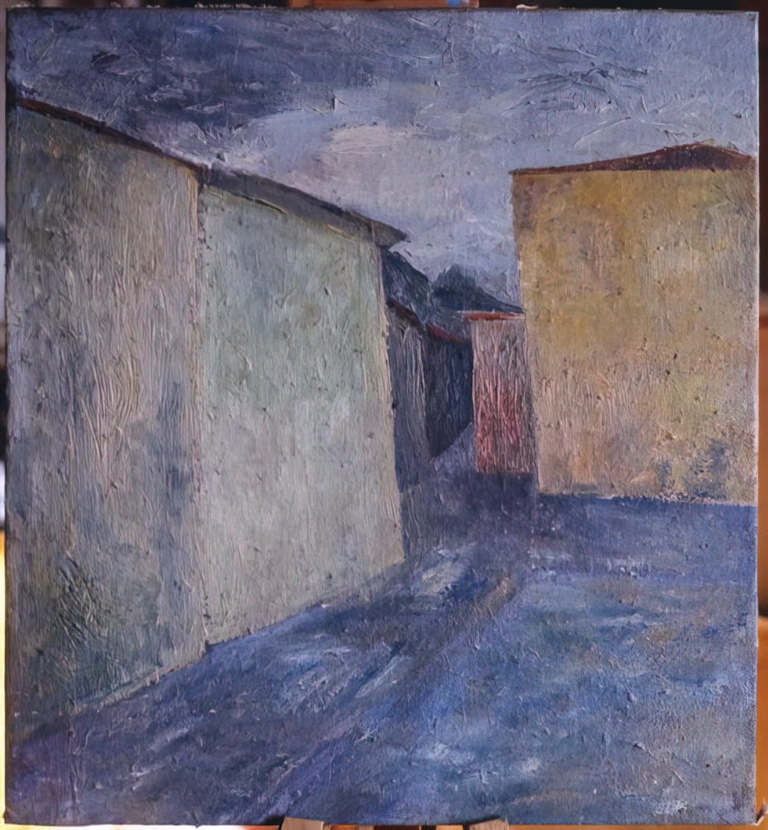 Alberto Burri: The Revolutionary Italian Artist Who Transformed Post-War Art - Upper Piazza - 1947 by Alberto Burri