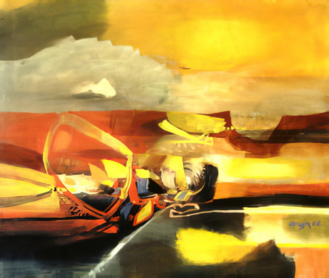 Alejandro Obregón Canvas: The Colombian Master's Revolutionary Artistry - AGUA C LIDA 1962 by Alejandro Obregon