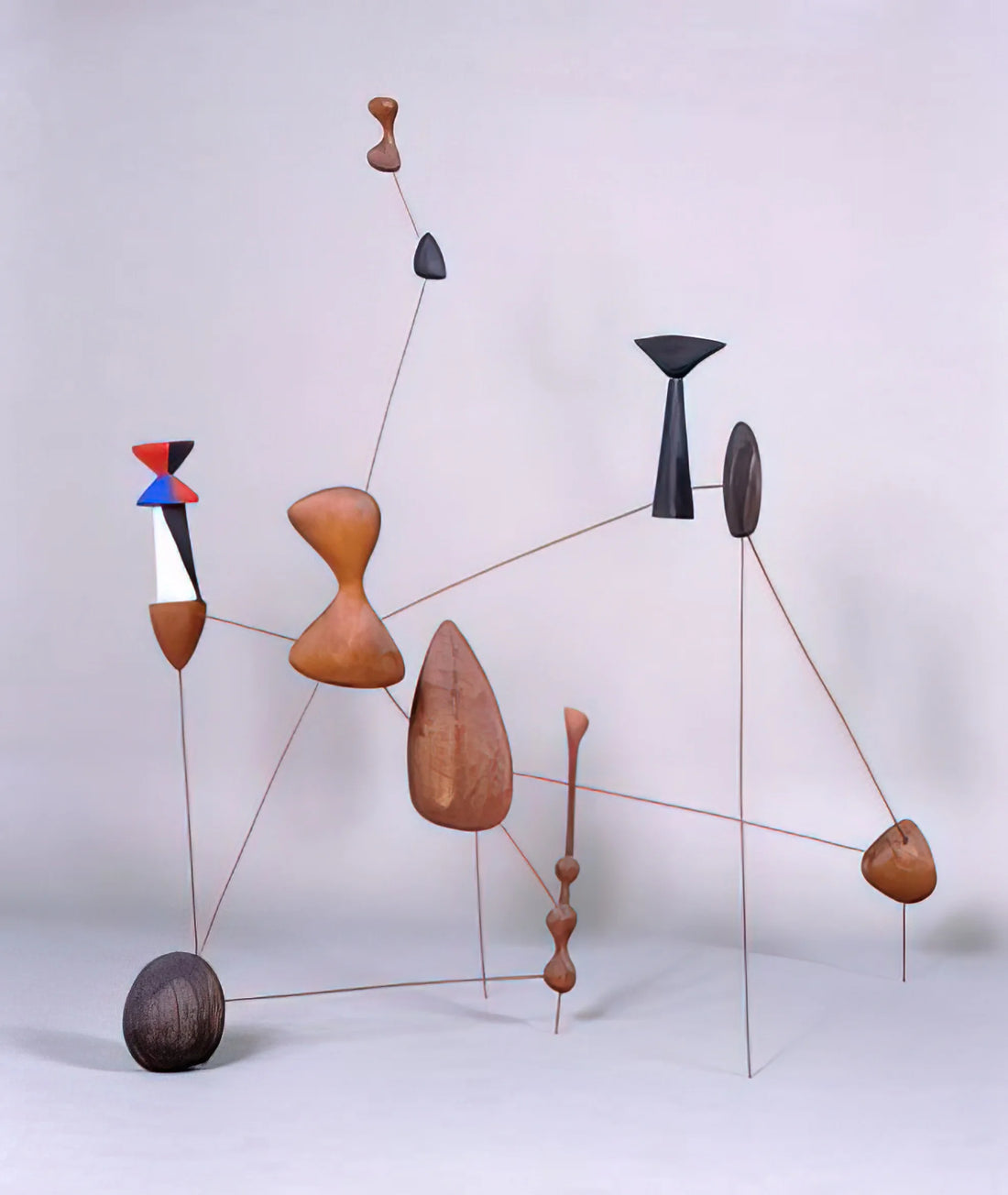 Alexander Calder for Sale: A Collector's Guide to Acquiring Iconic Kinetic Art - VERTICAL CONSTELLATION WITH BOMB 1943 by Alexander Calder