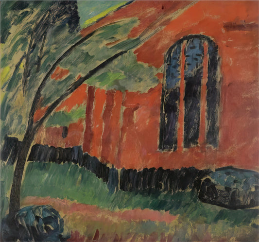 Alexej von Jawlensky: The Expressionist Master of Color and Spirit - THE CHURCH IN PREROW 1911 by Alexej von Jawlensky