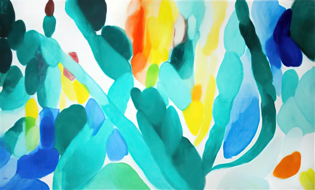Alice Baber: The Luminous Legacy of an American Abstract Expressionist Artist - Green Swing by Alice Baber