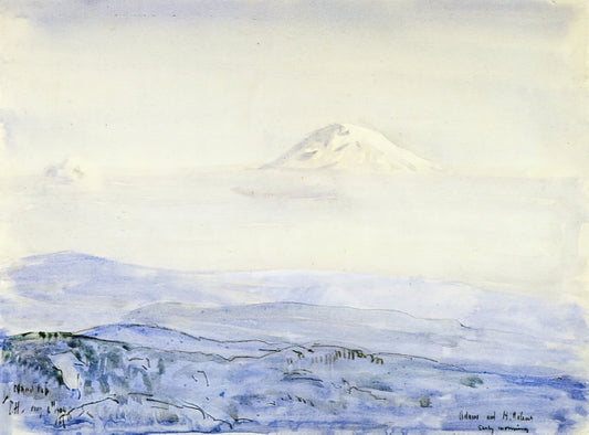 Allies Day 1917: Childe Hassam's Iconic Flag Painting and Its Historical Significance - Adams and St. Helen's, Early Morning by Childe Hassam