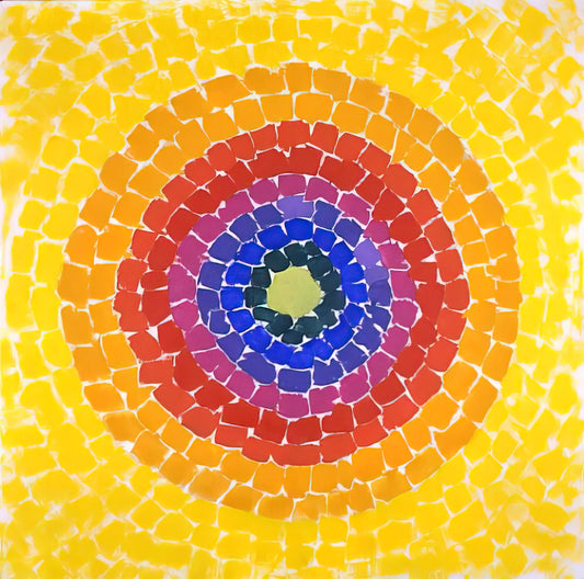 Alma Woodsey Thomas Canvas: The Vibrant Legacy of an American Colorist - RESSURECTION 1966 by Alma Woodsey Thomas