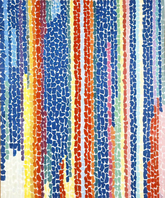 Alma Woodsey Thomas Reproduction: A Guide to Acquiring Museum-Quality Prints of a Pioneering Artist - IRIS TULIPS JONQUILS AND CROCUSES 1969 by Alma Woodsey Thomas