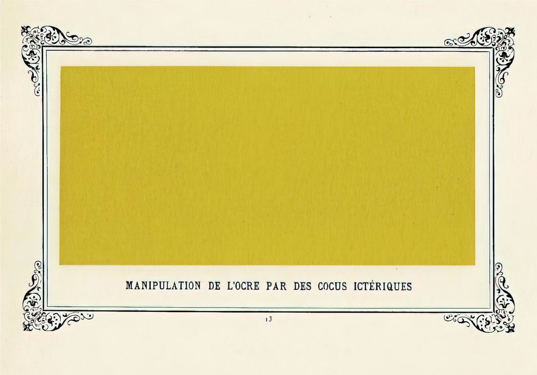 Alphonse Allais Canvas: The Art of Absurdist Wit and Visual Humor - Jaundiced Cuckolds Handling Ochre by Alphonse Allais