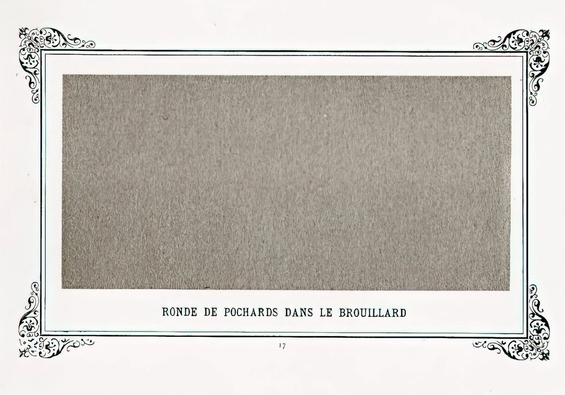 Alphonse Allais Reproduction: The Art of Recreating a French Master's Wit and Vision - Band of Greyfriars in the Fog Band Of Dusty Drunks In The Fog by Alphonse Allais