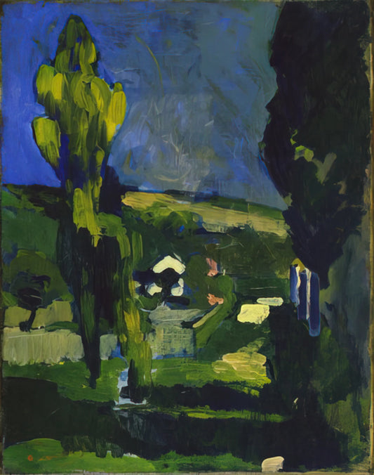 André Derain Landscape: The Fauvist Revolution in Color and Form - POPLARS 1900 by Andre Derain