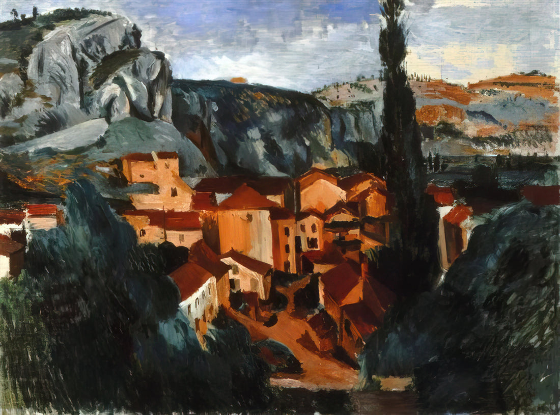 André Derain Portraits: Fauvist Fire and Figurative Revolution - A VILLAGE by Andre Derain