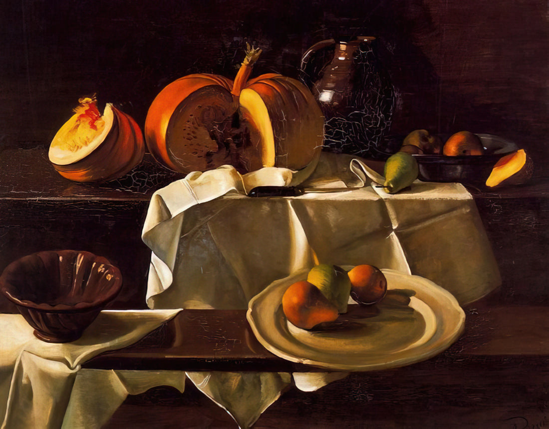 André Derain Portraits: The Fauvist Pioneer's Revolutionary Approach to the Human Form - THE STILL LIFE WITH PUMPKIN 1939 by Andre Derain