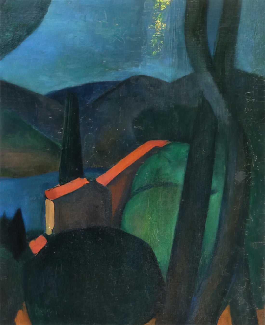 André Derain and Henri Matisse: The Revolutionary Friendship That Defined Fauvism - MARTIGUES LANDSCAPE 1908 by Andre Derain