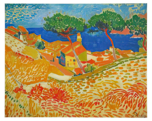 André Derain at the Centre Pompidou: Understanding the Architect of Fauvism - VIEW OF COLLIOURE 1905 by Andre Derain
