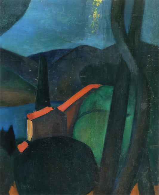 André Derain: The Revolutionary Fauvist Who Redefined Color in Modern Art - MARTIGUES LANDSCAPE 1908 by Andre Derain