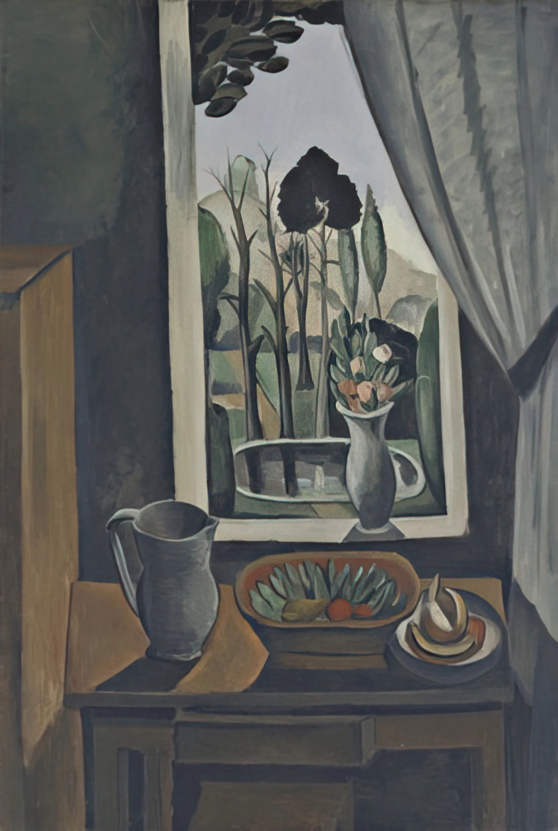 André Derain: The Revolutionary Fauvist Who Redefined Color in Modern Art - WINDOW AT VERS 1912 by Andre Derain