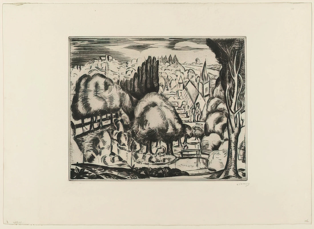 André Derain's Big Ben: A Fauvist Masterpiece of Modernist London - LANDSCAPE 1907 2 by Andre Derain