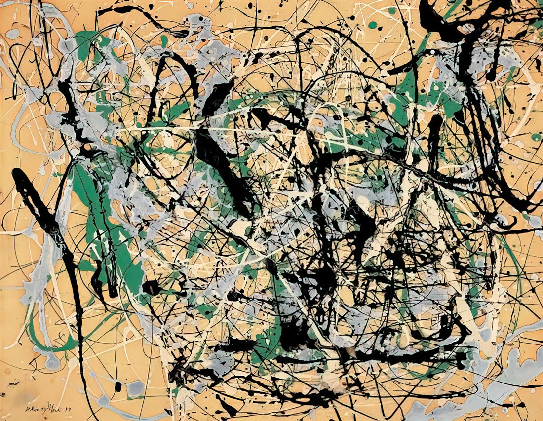 Andrew Pollock: The Contemporary Painter Redefining Figurative Art - NUMBER 17 1949 by Jackson Pollock