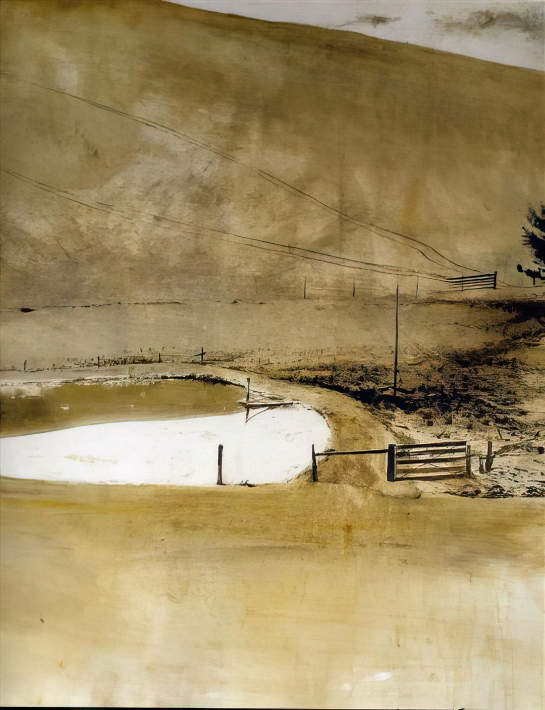 Andrew Wyeth Drawing: The Quiet Mastery of American Realism - NOT DETECTED 34 by Andrew Wyeth