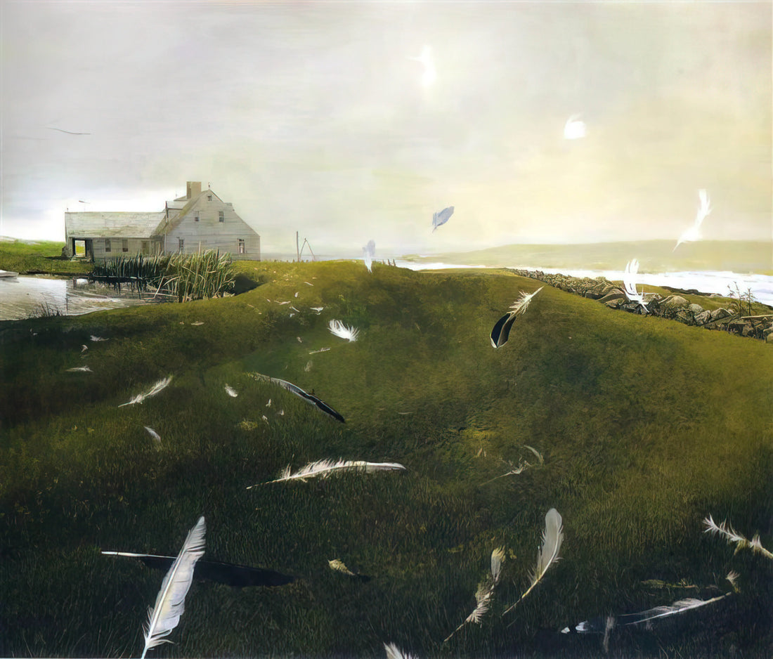 Andrew Wyeth Original Paintings for Sale: A Collector's Guide to Authenticity and Value - AIRBORNE by Andrew Wyeth