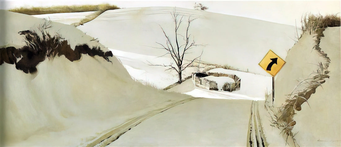 Andrew Wyeth Pentecost: A Masterpiece of American Realism and Spiritual Reflection - RING ROAD by Andrew Wyeth